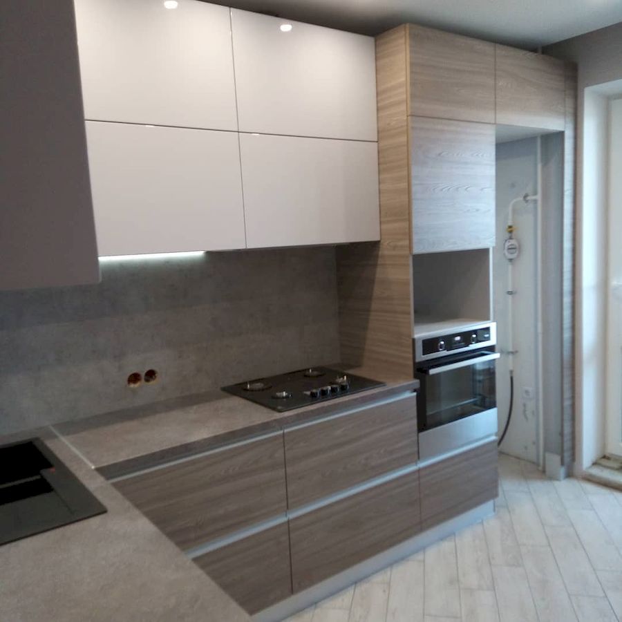 Белый кухонный гарнитур-Кухня из ЛДСП «Модель 653»-фото3