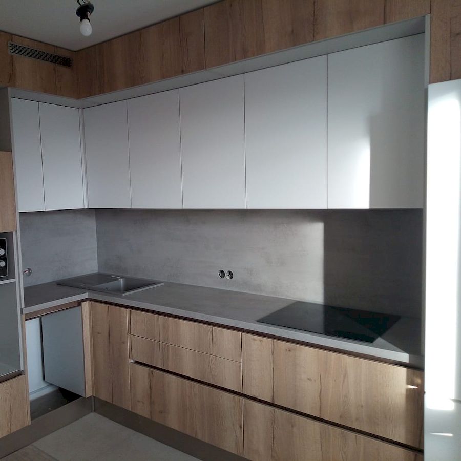 Белый кухонный гарнитур-Кухня из ЛДСП «Модель 651»-фото3