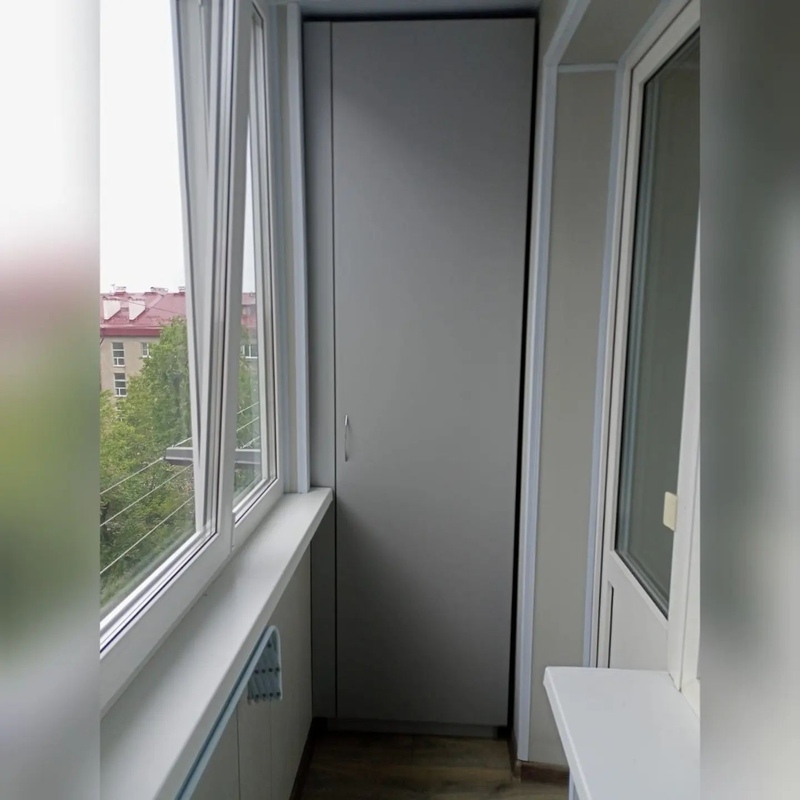 Шкафы-Шкаф на балкон на заказ «Модель 143»-фото1