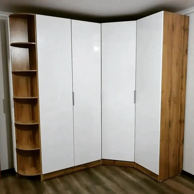 Шкафы-Белый шкаф по размеру «Модель 133»-фото1